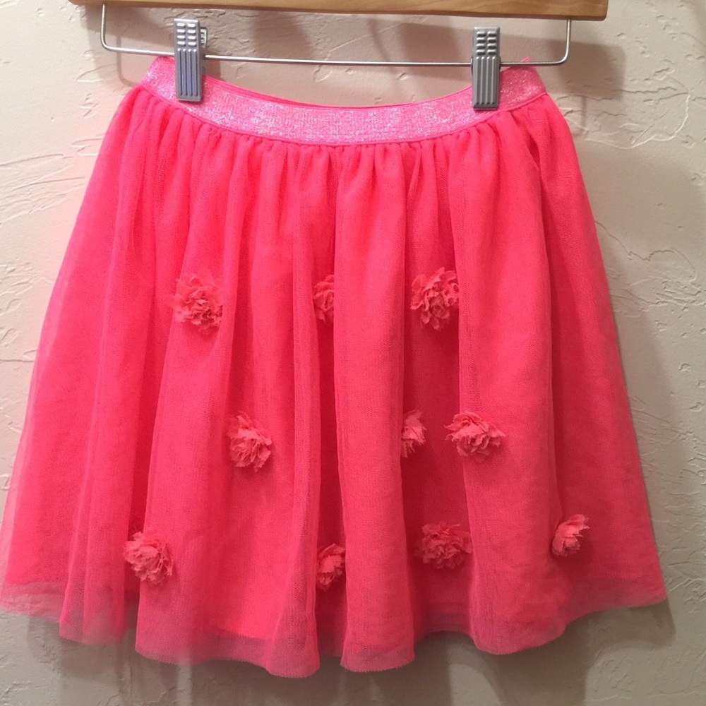 Children’s place 7 / 8 pink flower skirt